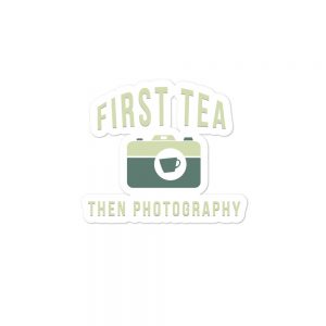Tea Then Coffee Sticker
