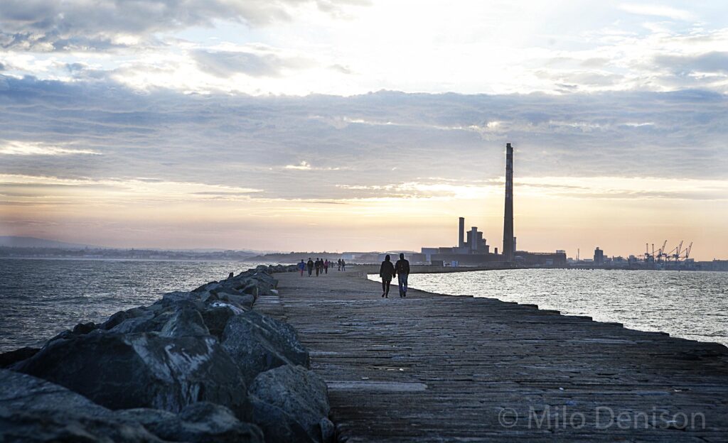 Walking at Poolbeg